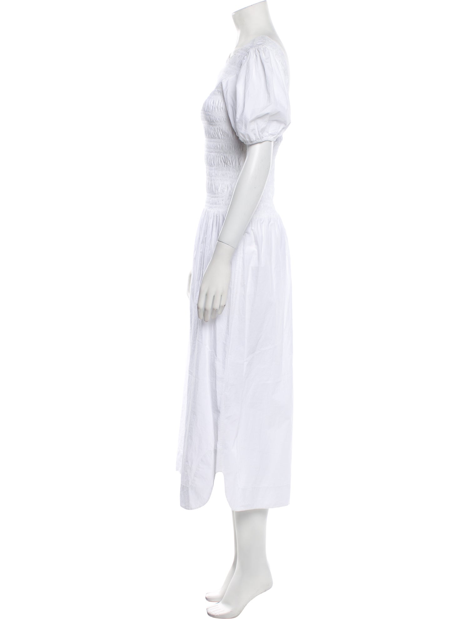 Ganni Crew Neck Long Dress